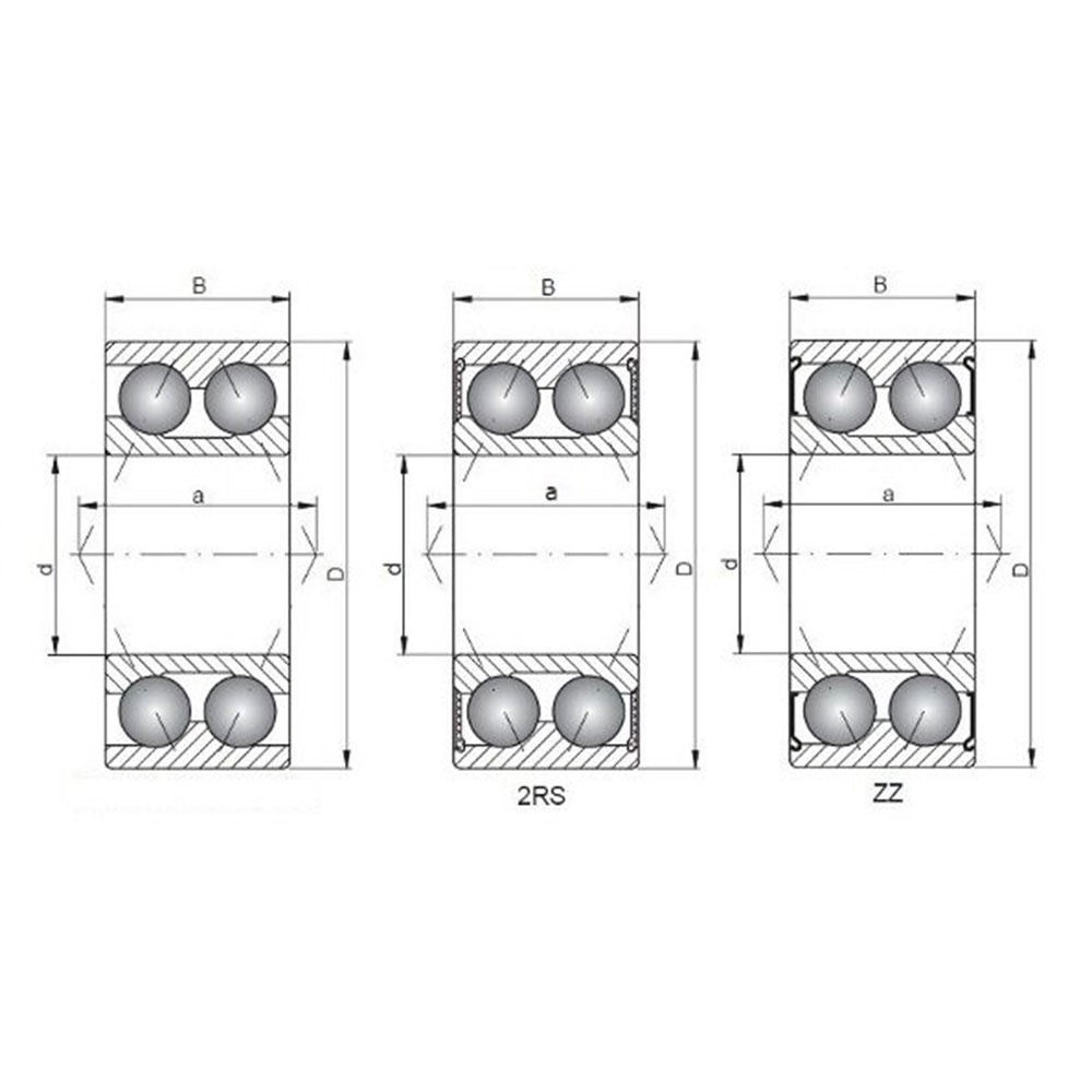 Double Row Angular Contact Ball Bearings