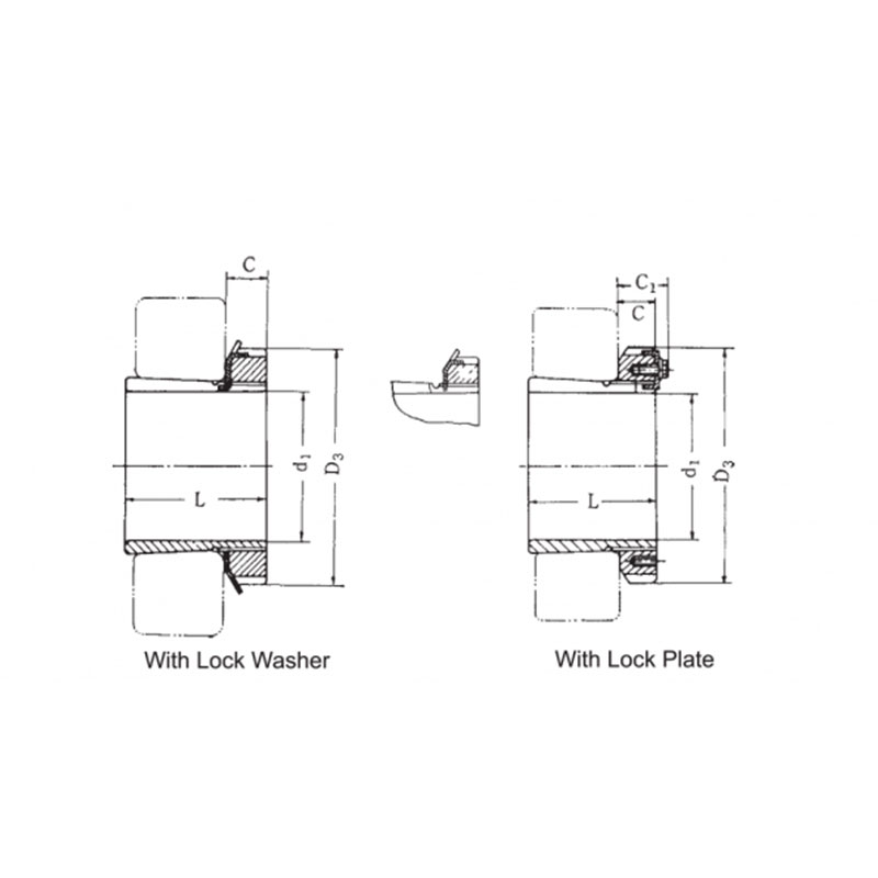 H 3000 Line Drawing | KG Bearing