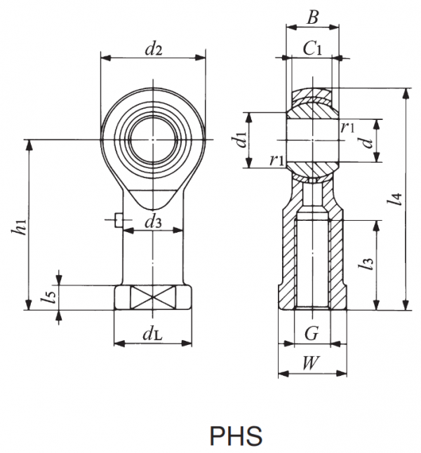 PHS Line Drawing