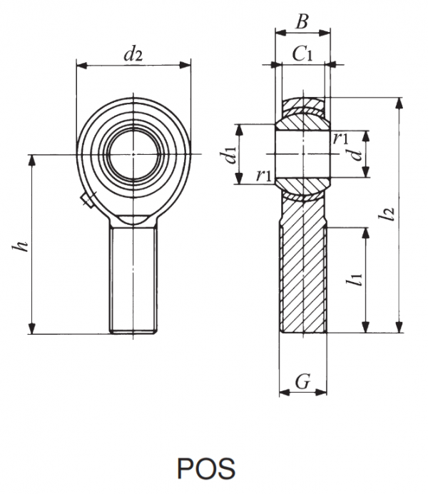 POS Line Drawing | KG Bearing