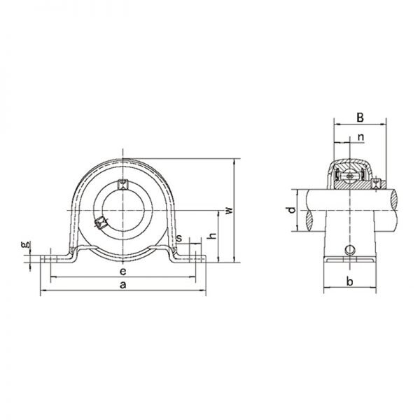 SBPP Line Drawing | KG Bearing