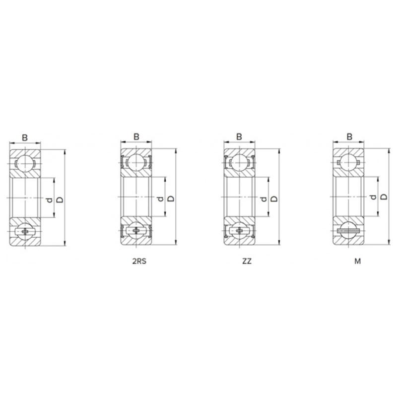 Single Row Deep Groove Ball Bearing